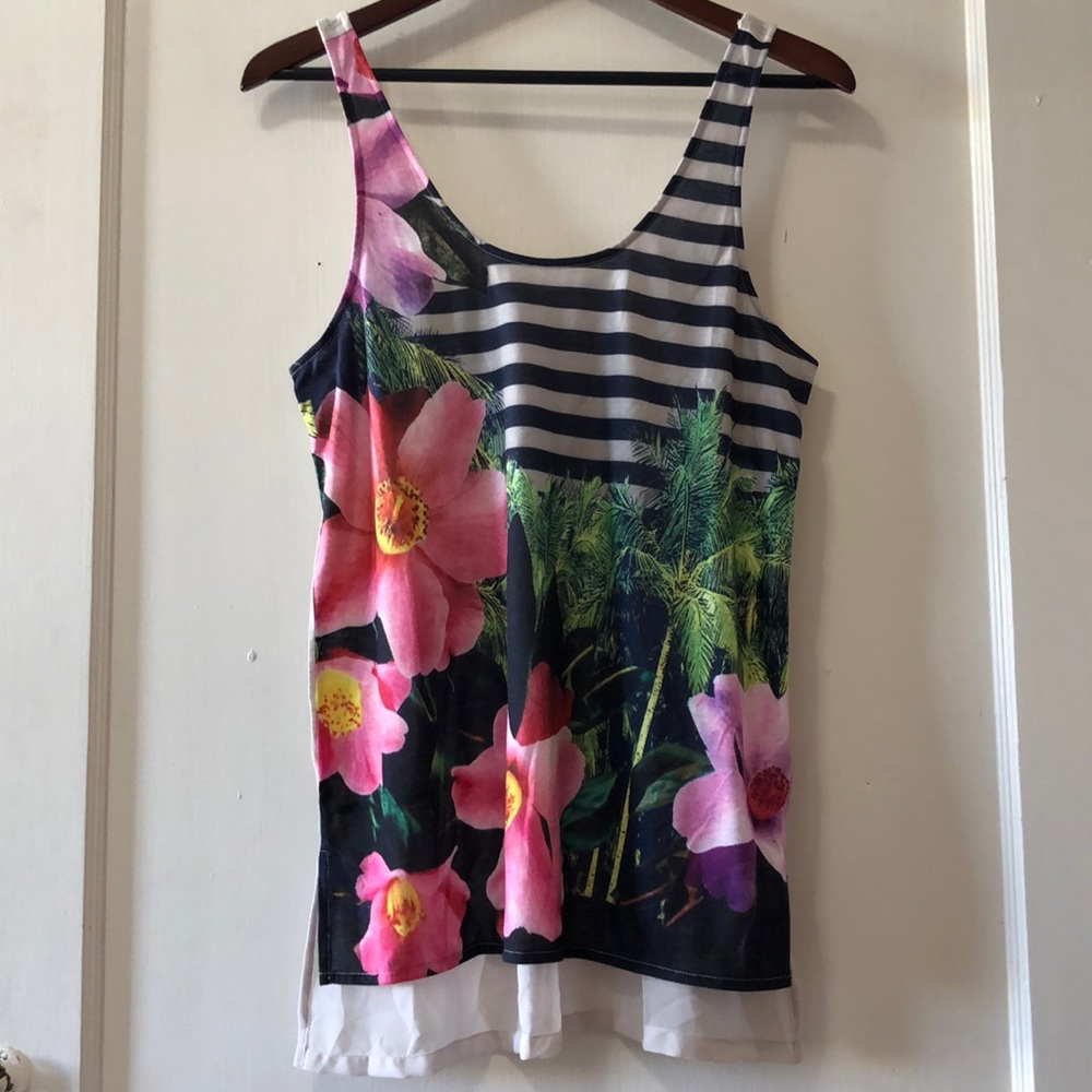 Express Tropical Tank Top